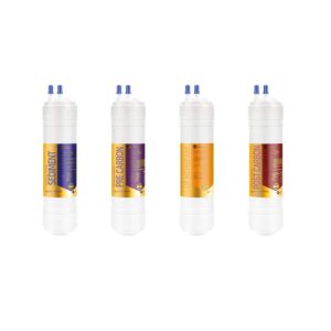4ea premium replacement water filter set for hanssem : wpf-h2000/wpf-h1000-1 micron