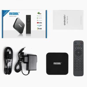 Google Certified MECOOL KM9 PRO The Real Android TV OS Android 10.0 4G RAM 32G ROM Dual WiFi 2.4G 5G Voice Remote Control