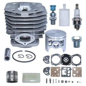 aumel 45mm cylinder piston carb repair kit for husqvarna 254 154 xp 254xp chainsaw replace 503503903