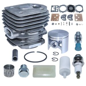 AUMEL 45mm Cylinder Piston Carb Repair Kit For Husqvarna 254 154 XP 254XP Chainsaw Replace 503503903