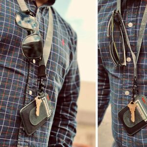 POCKT Cool Neck Lanyard for Keys, Wallets and ID Badge Holders, Key Chain Holder for Men and Women | Bloom