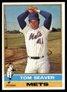 1976 topps #600 tom seaver ex++ excellent++ new york mets baseball trading card