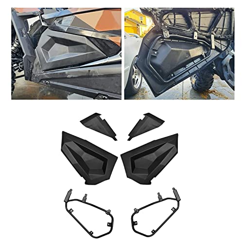 ECOTRIC 2879509 Lower Door Panels Insert Kit Compatible with 2014-2023 Polaris RZR 900 1000 XP S Turbo 2 Door W/OEM Style Frame