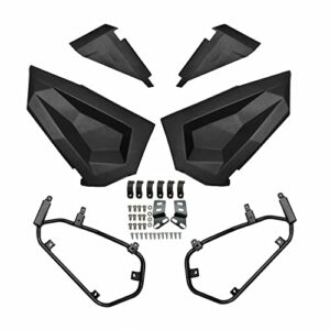 ECOTRIC 2879509 Lower Door Panels Insert Kit Compatible with 2014-2023 Polaris RZR 900 1000 XP S Turbo 2 Door W/OEM Style Frame