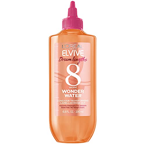 L'Oreal Paris Elvive Dream Lengths 8 Second Wonder Water Detangling Lamellar Rinse Out, 6.8 Ounce