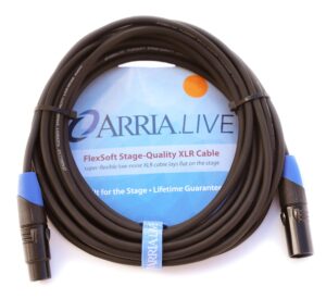 25' super flexible flexsoft stage-quality low-noise professional xlr cable