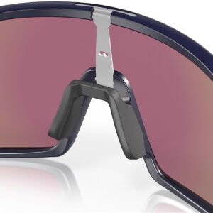 Oakley Men's OO9462 Sutro S Rectangular Sunglasses, Matte Navy/Prizm Sapphire, 28 mm