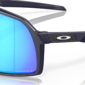 Oakley Men's OO9462 Sutro S Rectangular Sunglasses, Matte Navy/Prizm Sapphire, 28 mm