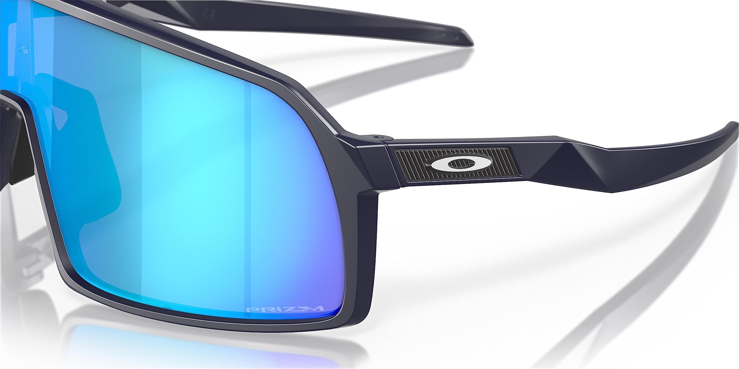 Oakley Men's OO9462 Sutro S Rectangular Sunglasses, Matte Navy/Prizm Sapphire, 28 mm