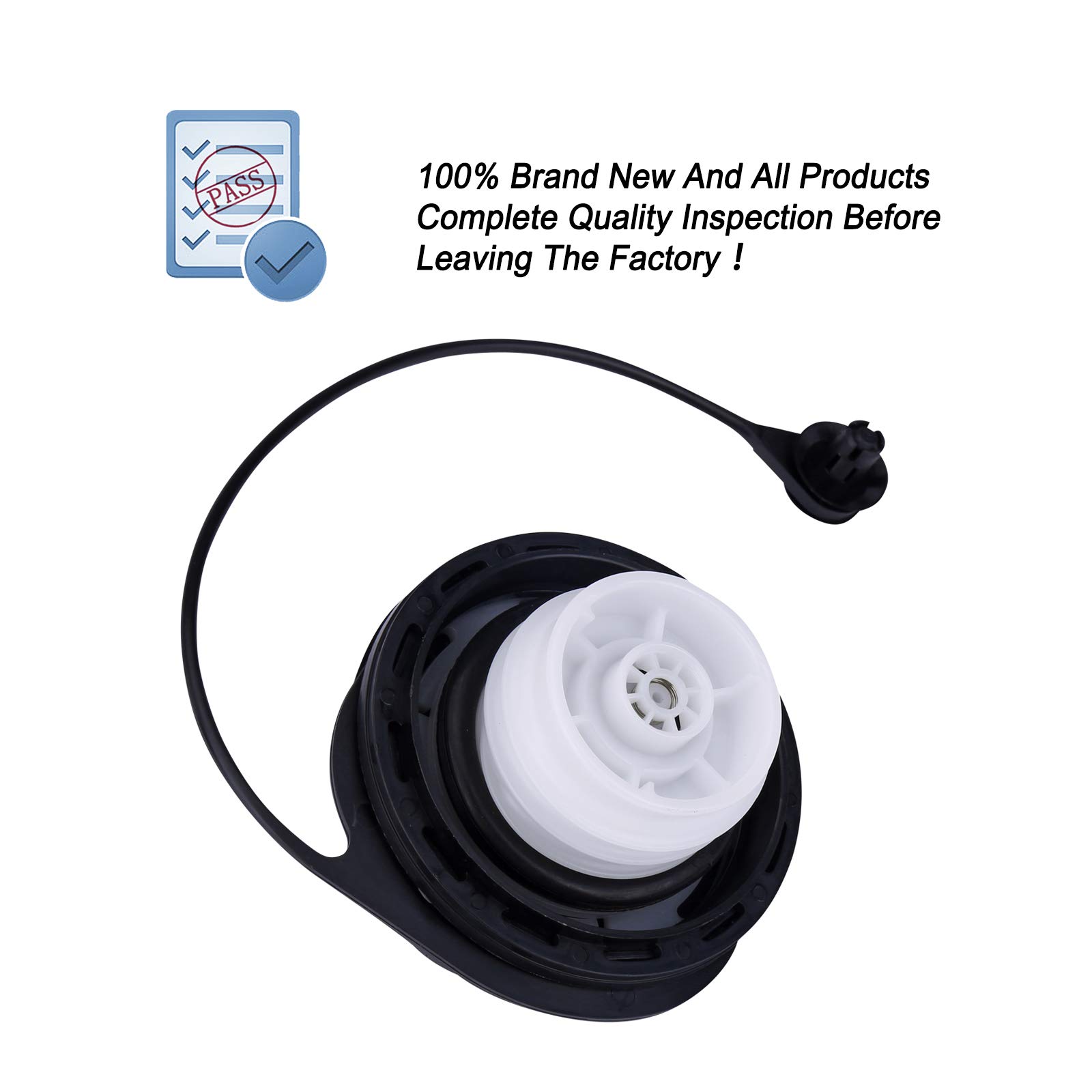 Fuel Tank Filler Cap,Gas Cap Compatible With Chevy GMC Cadillac Oldsmobile Pontiac - 1999-2003 Silverado Sierra, 2000-2003 Suburban Tahoe Yukon, 2002-2003 Escalade Avalanche,Replace# GT231, 15763227