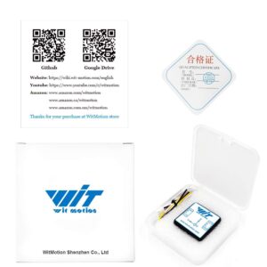 WitMotion WT901C-485 mpu9250 High-Precision Gyro+Accelerometer+Angle+Magnetometer,9-Axis Digital Compass (Kalman Filtering, Modbus),Triple-Axis Tilt Angle Inclinometer for PC/Arduino/Raspberry Pi