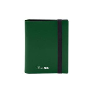 ultra pro e-15368 eclipse 2 pocket pro binder-forest green