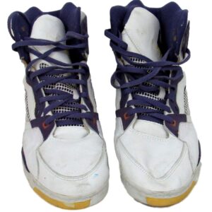 1990 Karl Malone Utah Signed Game Worn Sneakers Shoes LA Gear RARE 154711