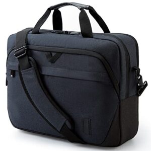 laptop bag,bagsmart 15.6 inch business briefcase,lockable computer bag 15.6'',work bag for men women,water-repellent shoulder messenger bag,travel office class,blue