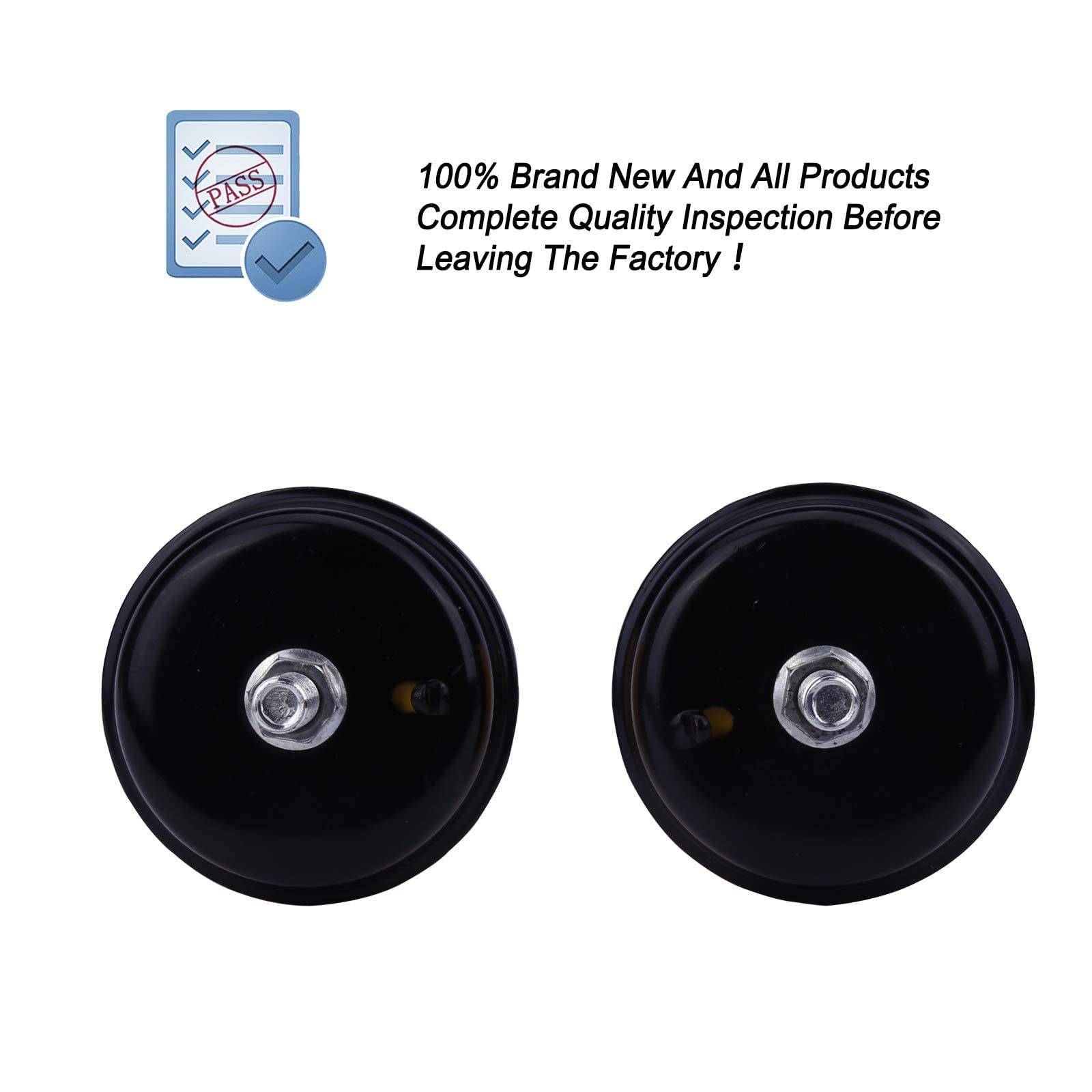 ONER Pair Of Rear Axle Bumper With Nuts，Compatible With 99-07 ChevySilverado 1500,99-07 GMC Sierra 1500,Replace# 15712438,523-049