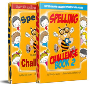 spelling challenge book 1 and spelling challenge book 2 bundle pack
