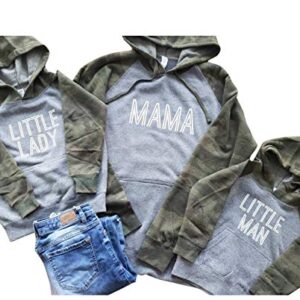 JCDZSW Mommy And Me Outfits Matching Mommy Daughter Mama Sweatshirt Matching Mom and Son Camo Hoodies Mama and Me Outfits Sweatshirts Pullover Sets Mothers Day Gift Sweatshirt (T4G)