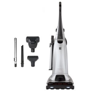 kenmore elite 31150 pet friendly bagged upright beltless vacuum w/pet handi-mate, triple hepa, 3d inducer motor, telescoping wand, 5-position height adjustment, 3 cleaning tools