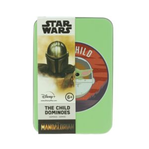 Paladone The Child Baby Yoda Dominoes - Set of 28 The Mandalorian Dominoes - Officially Licensed Disney Star Wars, Multicolor, PP7661MAN