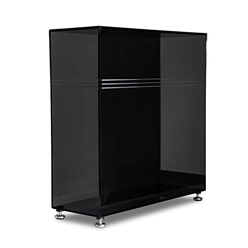 Kelendle Vinyl Record Crate Organizer Premium Acrylic Vinyl Record Display Stand Shelf LP Album Storage Holder Home Office Storage Rack