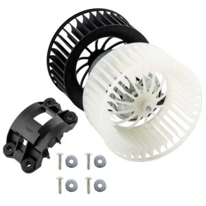 boxi hvac blower motor fan assembly compatible for bmw e46 320i 325i 325xi 330i 330xi 2001 2002 2003 2004 2005 / for bmw x3 2004-2007 | replace# 64118372797