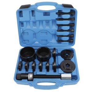 kuntec 19 pcs universal front wheel drive bearing puller master set hub removal installation tool kit