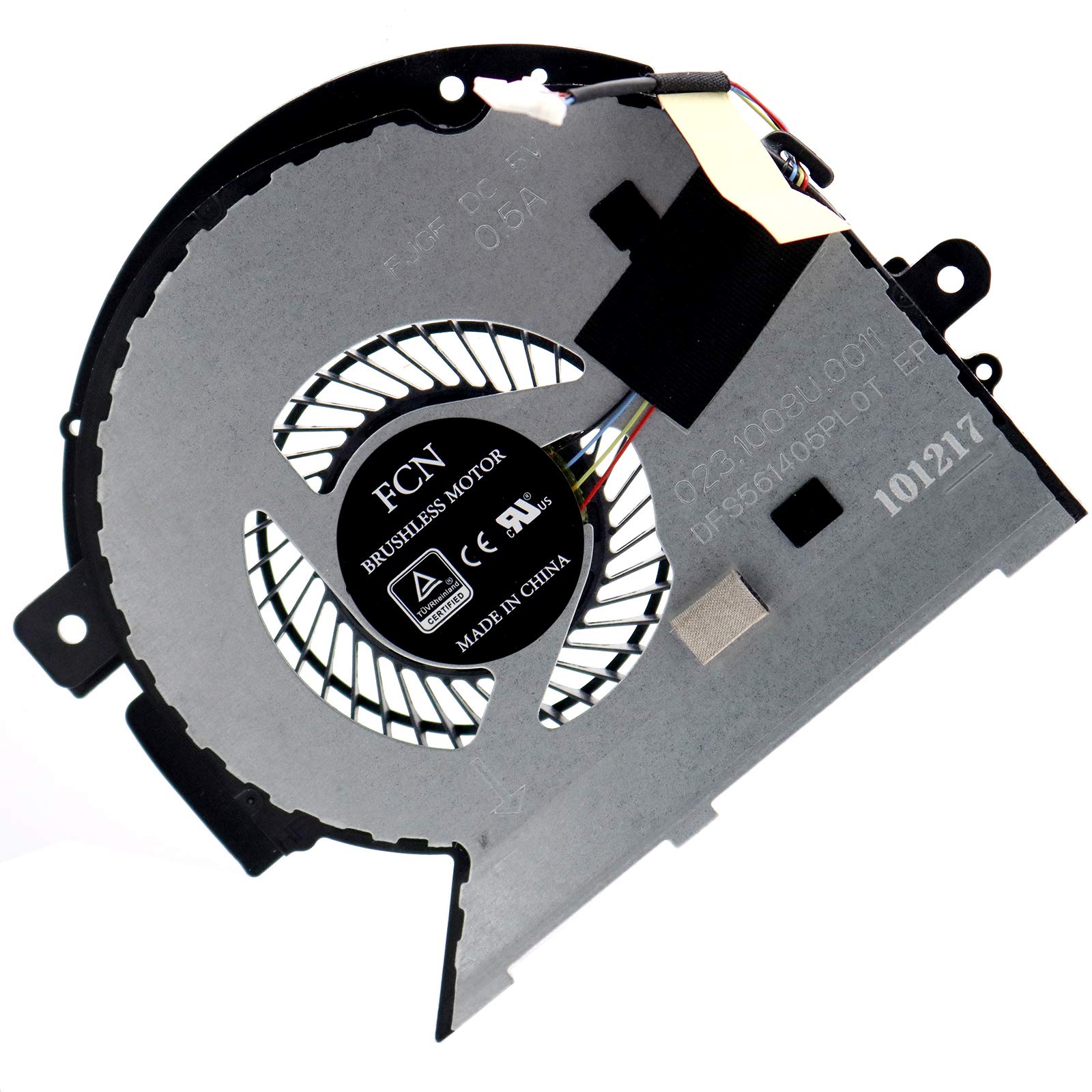 Deal4GO 924348-001 CPU Cooling Fan Replacement for HP Envy x360 15-BP 15M-BP 15-BQ 15M-BQ 15-BP001TX 15-BP100TX 15M-BQ021DX 15-BQ104TX NFB87A05H