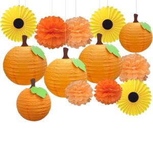 chrorine fall home decor birthday party decorations, fall little baby pumpkin party 1st birthday baby shower decorations, autumn class school office decor