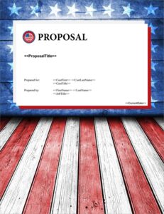 proposal pack flag #7 - business proposals, plans, templates, samples and software v20.0