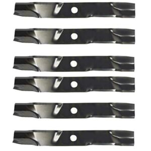 stevens lake parts (6) interchangeable 18" x 15/16" mulching blades fits exmark fits toro 103-6392