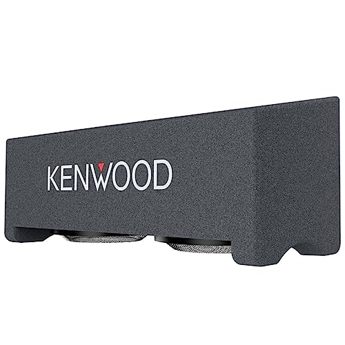 Kenwood Excelon P-XW1221D Ported 2-ohm Dual Loaded Enclosure with Two 12" Subwoofers