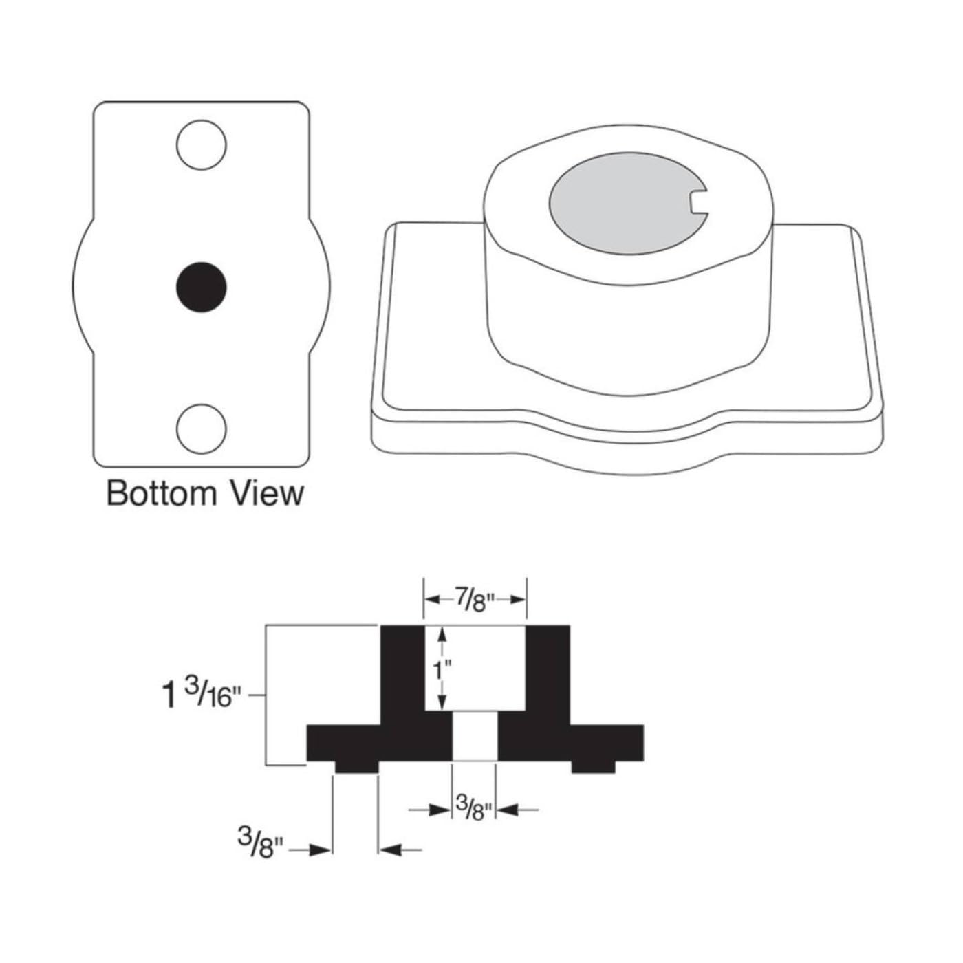 Parts 8752 Blade Adapter Compatible with Craftsman & Husqvarna 532850977, 850977; for 20" & 22" Walkbehind Mowers.