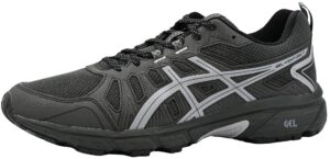 asics men's gel-venture 7 running shoes, black/black/black, 12 m us