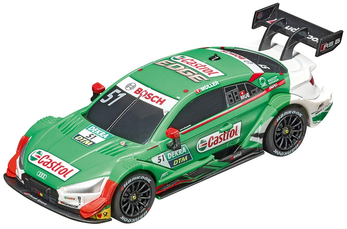 Carrera 64172 Audi RS 5 DTM N.Müller No. 51 1:43 Scale Analog Slot Car Racing Vehicle for Carrera GO!!! Slot Car Race Tracks