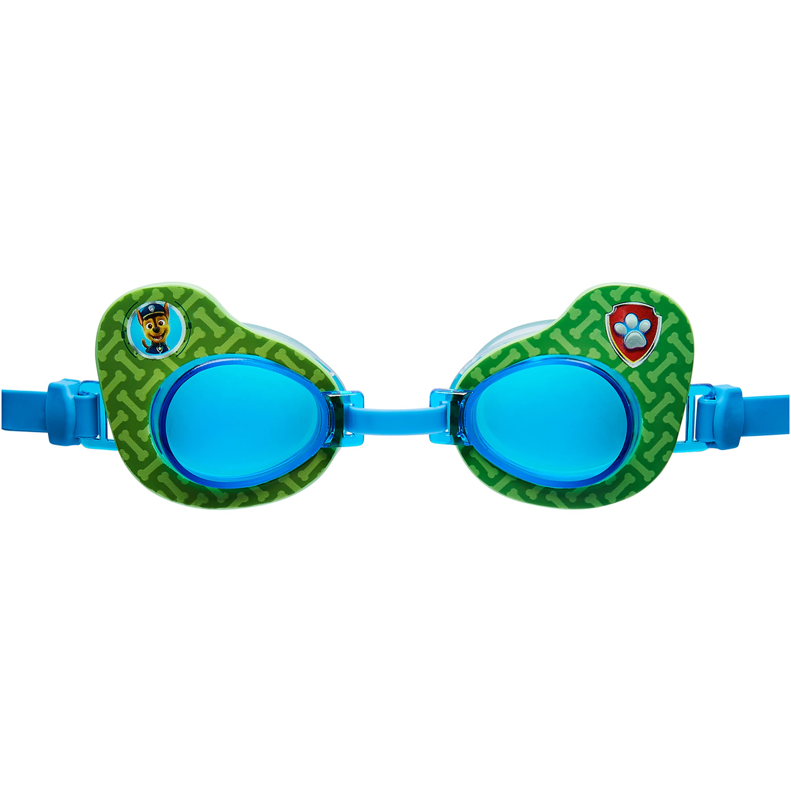 SwimWays Value Pack, Deluxe Swim Goggles, and Kickboard Paw Patrol, Chase