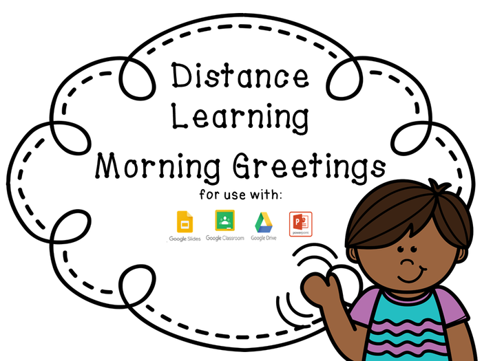 Distance Learning Greetings