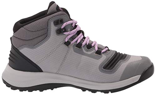 KEEN womens Tempo Flex Mid Height Lightweight Waterproof Hiking Boot, Steel Grey/African Violet, 8.5 US