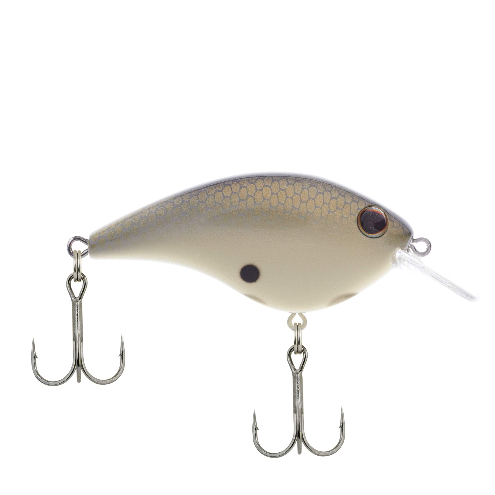 Berkley Frittside Fishing Lure, Honey Shad, 5 Junior (1/4 oz), 2in | 5cm Crankbaits, Classic Flat Side Profile Mimics Variety of Species and Creates Flash, Equipped with Sharp Fusion19 Hook