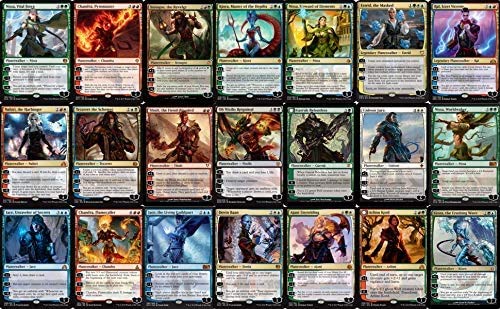 TOAMagic 1000 MTG Cards Starter Pack Including 5 Planeswalkers, 5 Mythics, 15 Rares and 10 Foils