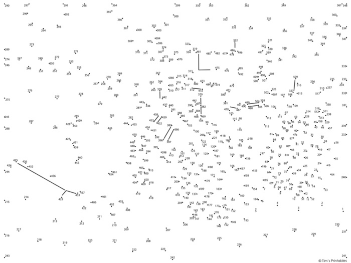 Bulldozer Extreme Dot-to-Dot / Connect the Dots