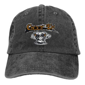 swamp people choot'em baseball caps unisex vintage trucker dad hat (black)
