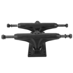 yosoo health gear 2 pack 4-8 inch black aluminum alloy skateboard trucks, longboard skateboard trucks surf skate trucks skateboard tool