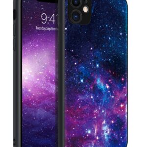 BENTOBEN iPhone 11 Case, Phone Case iPhone 11, Slim Fit Glow in The Dark Soft Flexible Bumper Protective Anti Scratch Non-Slip Phone Cases Cover for Apple iPhone 11 6.1" (2019), Nebula/Galaxy Design