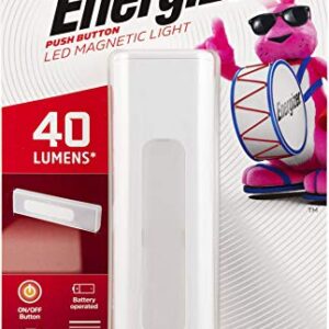 Energizer LED Under Cabinet Light, Battery Operated, Dimmable, Manual On/Off, Wireless, Wall Magnet Mount, Under The Counter Lights, Stick on Light, 45454