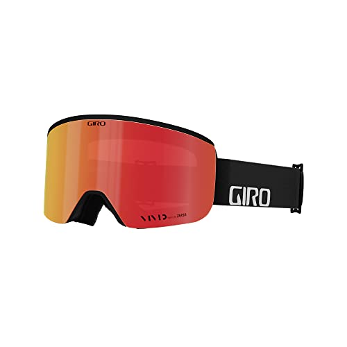 Giro Axis Goggles 2022 - Black Wordmark Frame Vivid Ember/Vivid Infrared Lens Medium