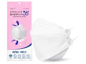 clapiel kf94 face mask individually packaged made in korea stocks in usa (20pcs)