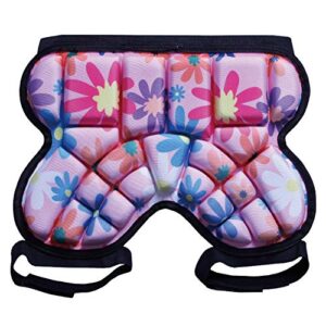 kids hip protection thickened sports shorts skating butt pads protectors for children skating protective gear scooter ski butt pad adjustable hip protection red
