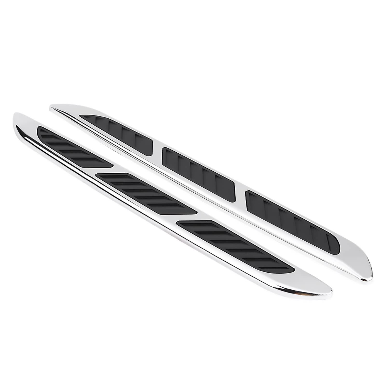 Air Flow Vent,2pcs Car Exterior Hood Side Door Air Flow Vent Cover Intake Grille Decorative Trim Sticker