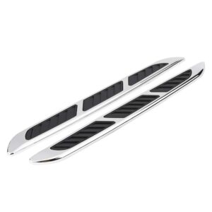 Air Flow Vent,2pcs Car Exterior Hood Side Door Air Flow Vent Cover Intake Grille Decorative Trim Sticker