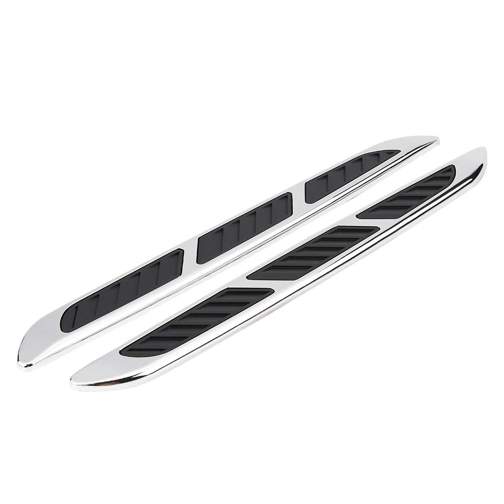 Air Flow Vent,2pcs Car Exterior Hood Side Door Air Flow Vent Cover Intake Grille Decorative Trim Sticker